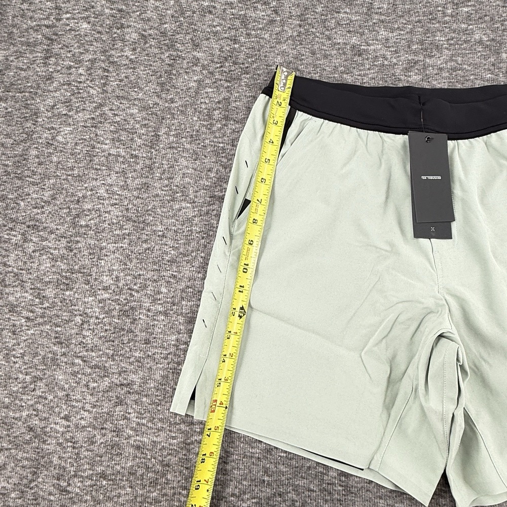 Ten Thousand Interval Short Mens M 7" Lined Sage Green NWT TTSH002V2 - Picture 4 of 9